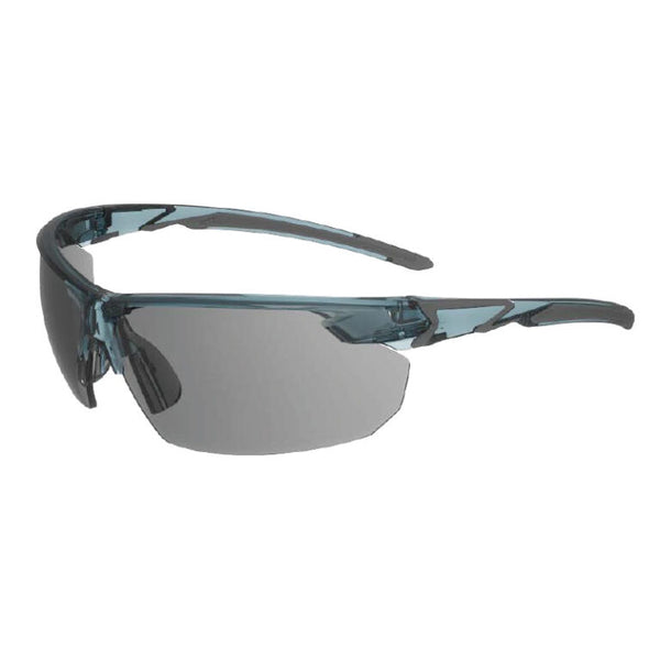 1052S ARMOURWEAR CHORTLE SMOKE ANTI-FOG WRAP AROUND SPORTS STYLE SAFETY GLASSES