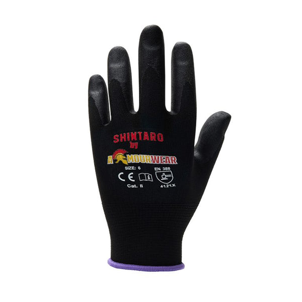111800-6 ARMOURWEAR SHINTARO FOAM NITRILE PALM COAT GLV SZ6