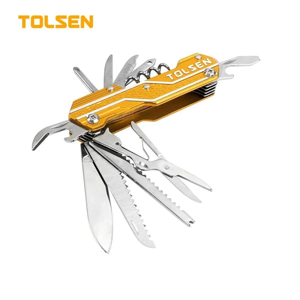 TOLSEN 15-IN-1 MULTI-FUNCTION POCKET FOLDING KNIFE