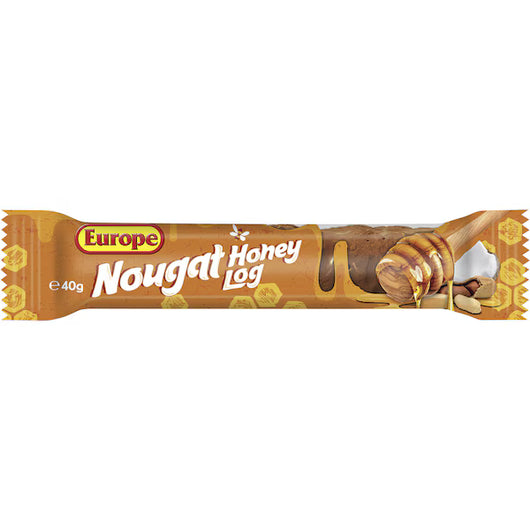 Europe Nougat Honey Log Chocolate Bar 40g – Tradies Place Hardware