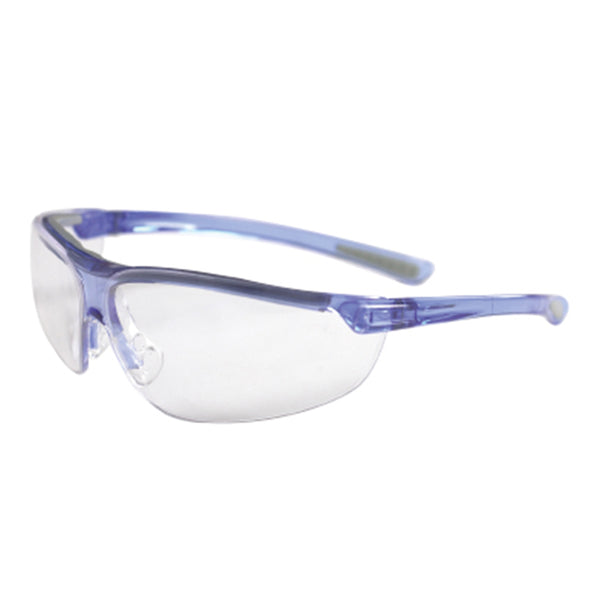 SS9114 ARMOURWEAR CLEAR JAZZ WRAP A/FOG A/SCR LENS SAFETY GLASSES
