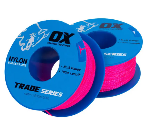 OX Trade Builders Line – Pink #8 | 100m